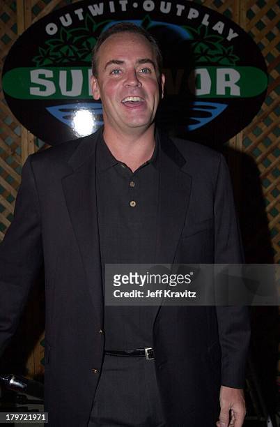 Richard Hatch during Survivor finale party at Television City in Los Angeles, California, United States.