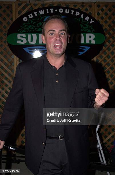 Richard Hatch during Survivor finale party at Television City in Los Angeles, California, United States.