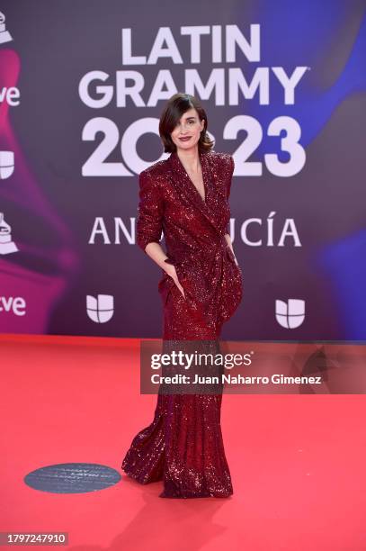 Paz Vega attends the 24th Annual Latin GRAMMY Awards at FIBES Conference and Exhibition Centre on November 16, 2023 in Seville, Spain.