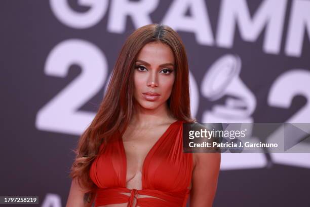 Anitta attends the 24th Annual Latin GRAMMY Awards at FIBES Conference and Exhibition Centre on November 16, 2023 in Seville, Spain.