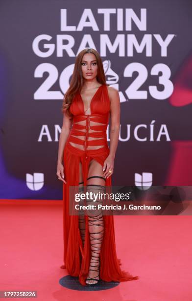 Anitta attends the 24th Annual Latin GRAMMY Awards at FIBES Conference and Exhibition Centre on November 16, 2023 in Seville, Spain.