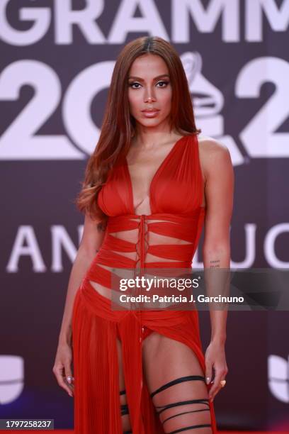 Anitta attends the 24th Annual Latin GRAMMY Awards at FIBES Conference and Exhibition Centre on November 16, 2023 in Seville, Spain.