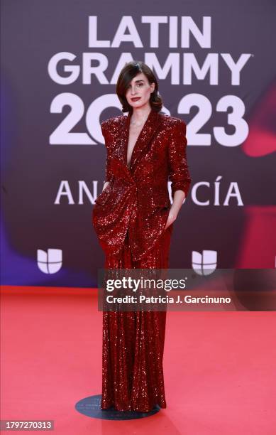 Paz Vega attends the 24th Annual Latin GRAMMY Awards at FIBES Conference and Exhibition Centre on November 16, 2023 in Seville, Spain.