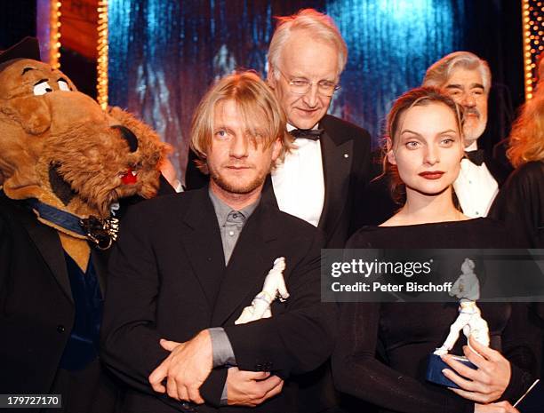 Regisseur Sönke Wortmann, Catherine;Flemming , Minsterpräsident Dr.;Edmund Stoiber, Mario Adorf ,;"Bayrischer Filmpreis 1998", Sexy,;Abendkleid,