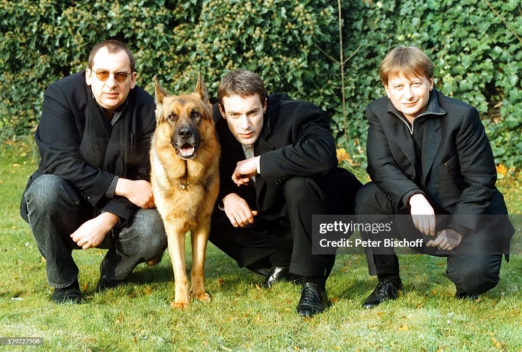 Kommissar Rex (Hund), Gedeon Burkhard;(mitte), Wolf Bachofner (l