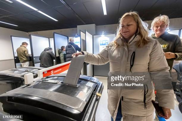 General election in the Netherlands in a historic moment citizens vote for the next government. Dutch voters go the polls, they line up to cast their...