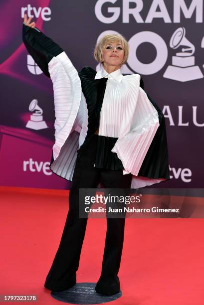Ana Torroja attends the 24th Annual Latin GRAMMY Awards at FIBES Conference and Exhibition Centre on November 16, 2023 in Seville, Spain.