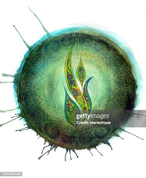 flame of illumination - cornucopia stock illustrations