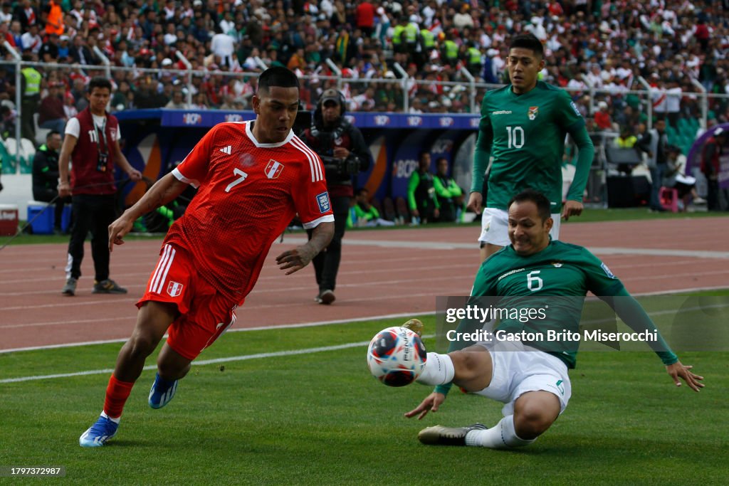 Bolivia v Peru - FIFA World Cup 2026 Qualifier