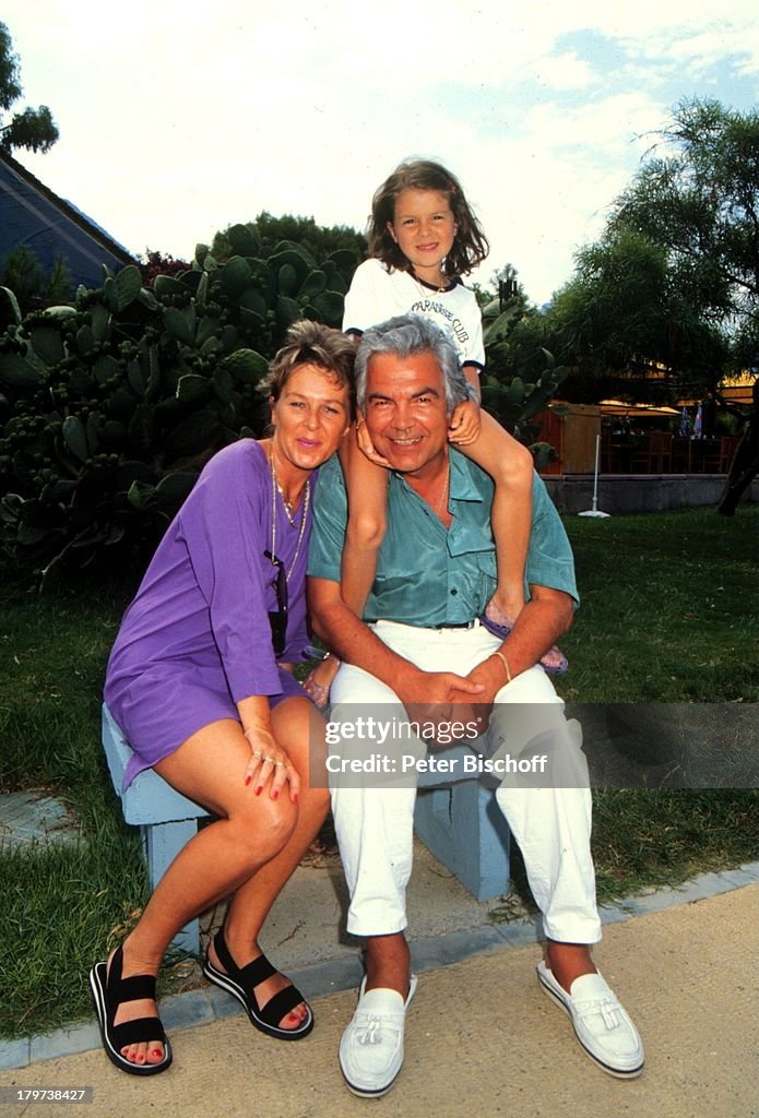 Claus Wilcke mit Ehefrau Karin Frost und;Tochter Jessica, Türkei
