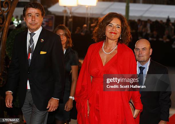 President of the Regional Government of Madrid, Ignacio Gonzalez and Mayor of Madrid, Ana Botella of the Madrid 2020 Bid Committee attend the Opening...