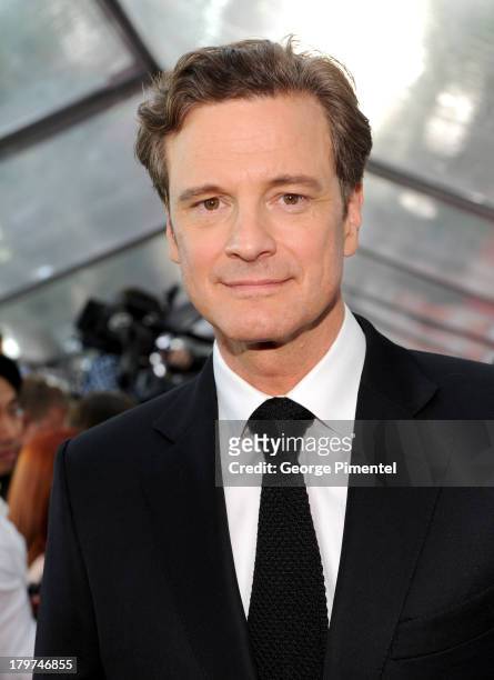 Actor Colin Firth arrives at "The Railway Man" premiere during the 2013 Toronto International Film Festival at Roy Thomson Hall on September 6, 2013...