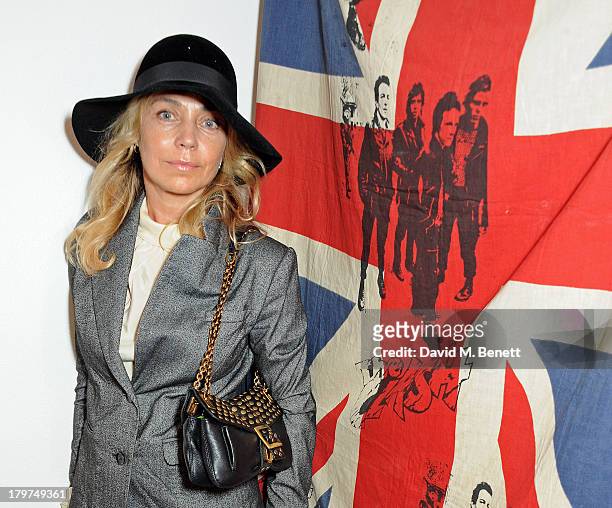 Jeanne Marine attends the launch of 'Black Market Clash', an exhibition of personal memorabilia and items curated by original members of The Clash,...