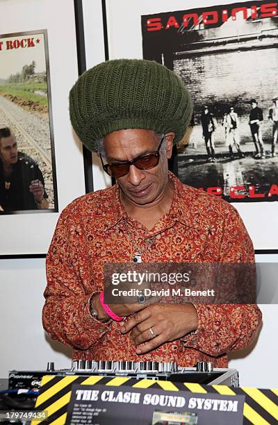 Don Letts attends the launch of 'Black Market Clash', an exhibition of personal memorabilia and items curated by original members of The Clash, at 75...