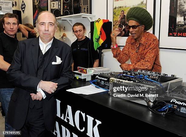 Mick Jones and Don Letts attend the launch of 'Black Market Clash', an exhibition of personal memorabilia and items curated by original members of...