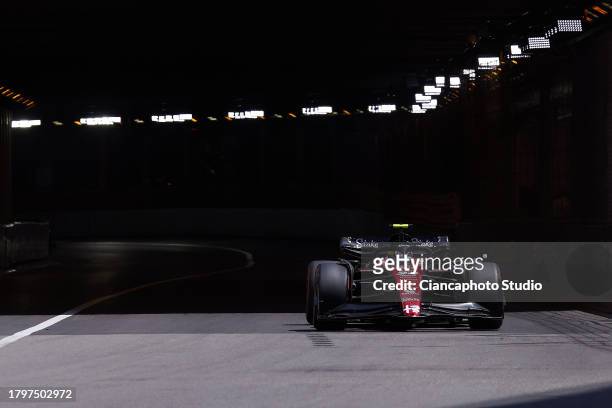 Zhou Guanyu of China and Alfa Romeo F1 Team Stake drives on track during qualifying ahead of the F1 Grand Prix of Monaco at Circuit de Monaco on May...