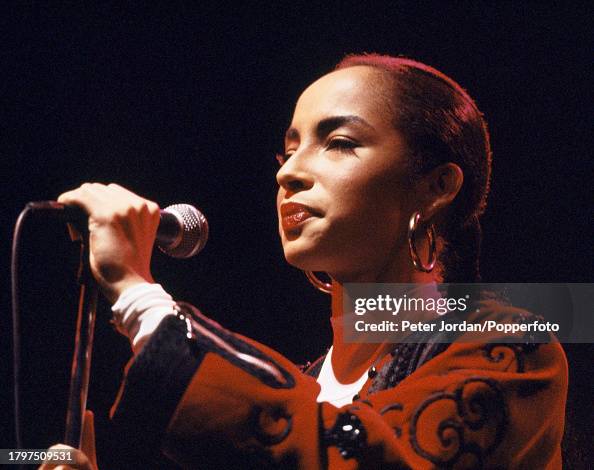 Nigerian-born British singer Sade Adu performing on stage at the Alte ...