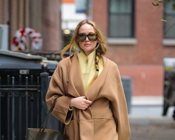Jennifer Lawrence is seen on November 22, 2023 in New York City.