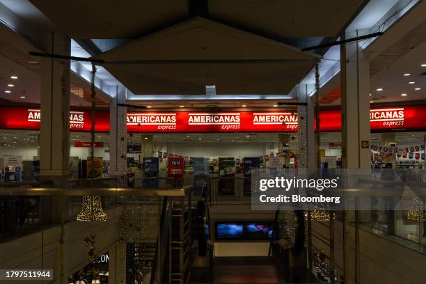 An Americanas store in Sao Paulo, Brazil, on Wednesday, Nov. 22, 2023. Americanas, one of Brazils largest brick-and-mortar retailers, said the size...