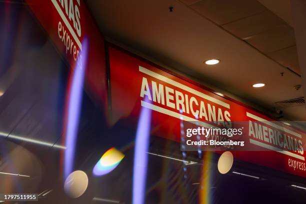 An Americanas store in Sao Paulo, Brazil, on Wednesday, Nov. 22, 2023. Americanas, one of Brazils largest brick-and-mortar retailers, said the size...