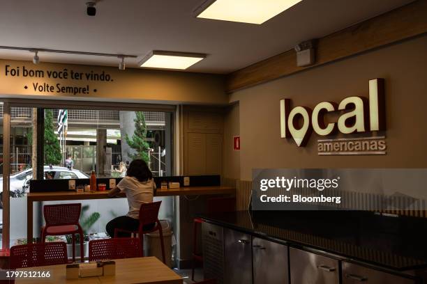 Local Americanas convenience store in Sao Paulo, Brazil, on Wednesday, Nov. 22, 2023. Americanas, one of Brazils largest brick-and-mortar retailers,...