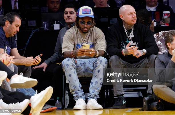 DeSean Jackson attends a basketball game between the Los Angeles Lakers and the Dallas Mavericks at Crypto.com Arena on November 22, 2023 in Los...
