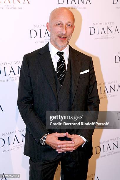 Director Oliver Hirschbiegel attend 'Diana' Paris movie premiere at Cinema UGC Normandie on September 6, 2013 in Paris, France.