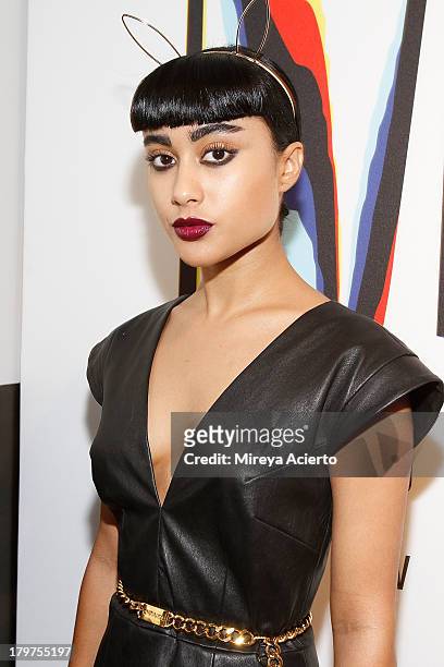Natalia Kills attends the Cushnie Et Ochs fashion show during MADE Fashion Week Spring 2014 at Milk Studios on September 6, 2013 in New York City.