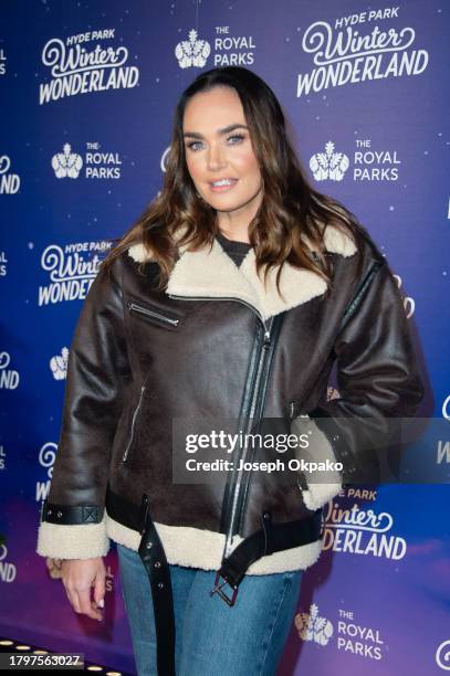 Tamara Ecclestone attends the Hyde Park Winter Wonderland Charity Preview Night at Hyde Park on November 16, 2023 in London, England.