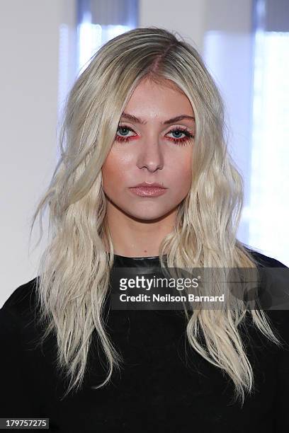 Taylor Momsen attends the Helmut Lang show during Spring 2014 Mercedes-Benz Fashion Week on September 6, 2013 in New York City.
