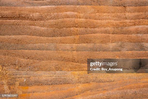 Rammed Earth Texture Rammed Earth Stock Photos, Images And Backgrounds