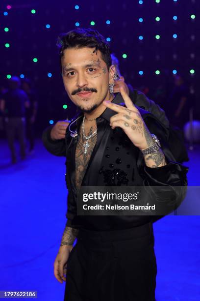 Christian Nodal attends The 24th Annual Latin Grammy Awards on November 16, 2023 in Seville, Spain.