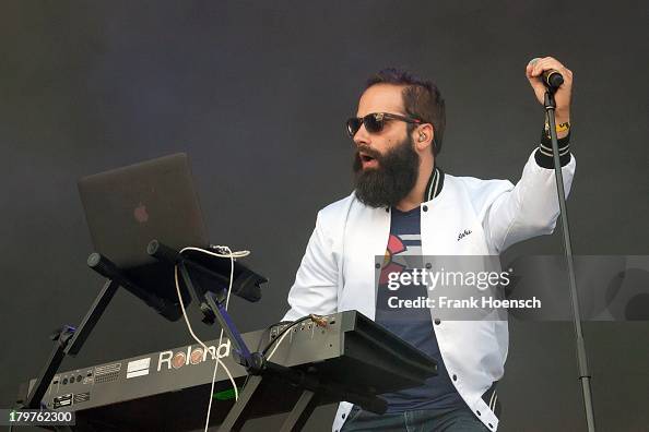Sebu Singer Singer Sebu Simonian of Capital Cities performs live during Berlin ...