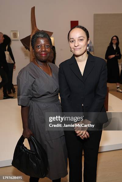 Thelma Golden and Grace Wales Bonner attend the opening reception for