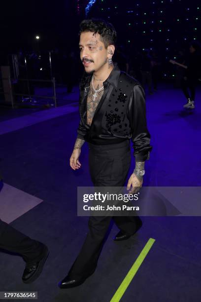 Christian Nodal attends The 24th Annual Latin Grammy Awards on November 16, 2023 in Seville, Spain.