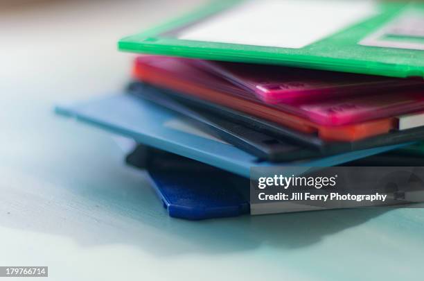 floppy discs - diskette stock pictures, royalty-free photos & images