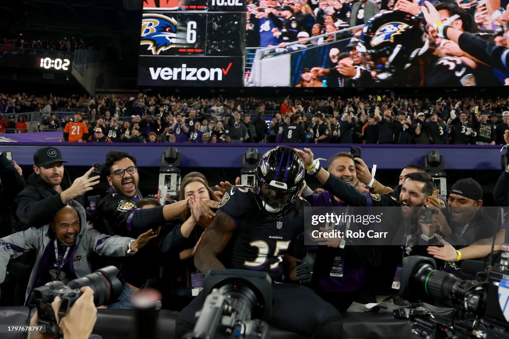 Cincinnati Bengals v Baltimore Ravens