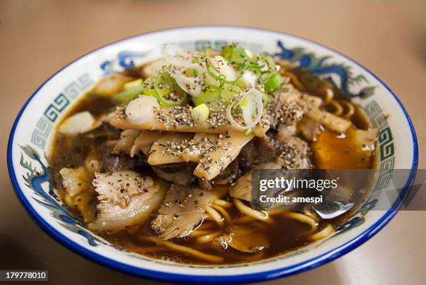 toyama black ramen - toyama prefecture stock-fotos und bilder