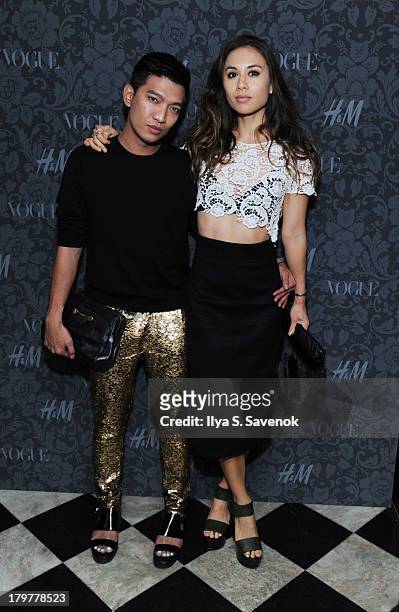 Bryanboy and Rumi Neely attend H&M & Vogue Studios Celebrate "Between The Shows" on September 6, 2013 in New York City.
