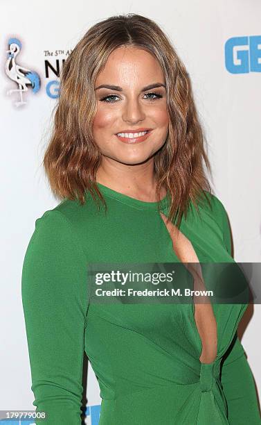 Recording artist Jojo attends Generosity Water's 5th Annual Night of Generosity Benefit at the Beverly Hills Hotel on September 6, 2013 in Beverly...