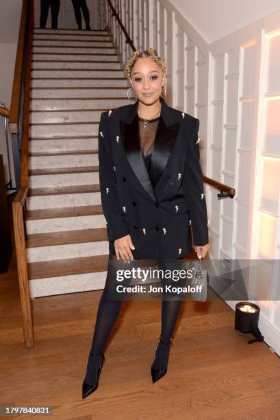 Tia Mowry attends Variety Power of Women Los Angeles presented by Lifetime at Mother Wolf on November 16, 2023 in Los Angeles, California.