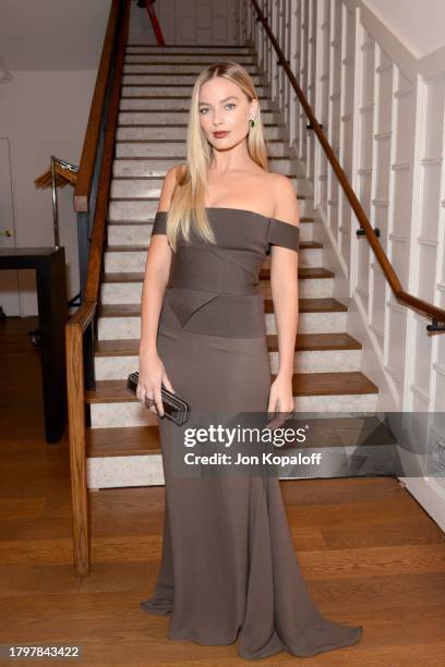 Margot Robbie attends Variety Power of Women Los Angeles presented by Lifetime at Mother Wolf on November 16, 2023 in Los Angeles, California.