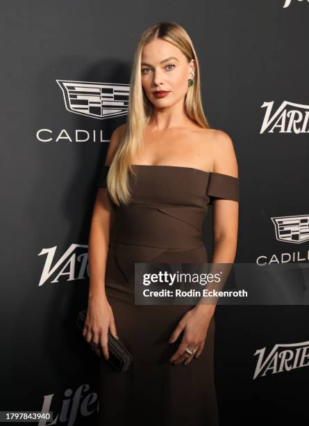 Honoree Margot Robbie attends Variety Power of Women Los Angeles presented by Lifetime at Mother Wolf on November 16, 2023 in Los Angeles, California.