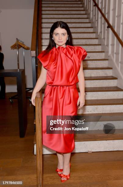 Eve Hewson attends Variety Power of Women Los Angeles presented by Lifetime at Mother Wolf on November 16, 2023 in Los Angeles, California.