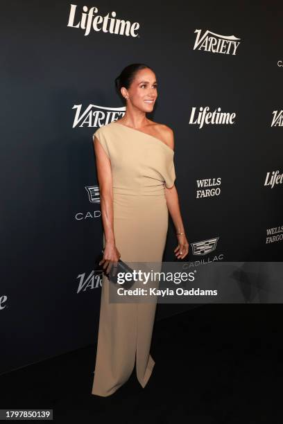 Meghan, Duchess of Sussex attends the 2023 Variety Power Of Women at Mother Wolf on November 16, 2023 in Los Angeles, California.