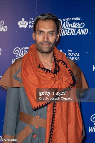 Jeetendr Sehdev attends the Hyde Park Winter Wonderland Charity Preview Night at Hyde Park on November 16, 2023 in London, England.