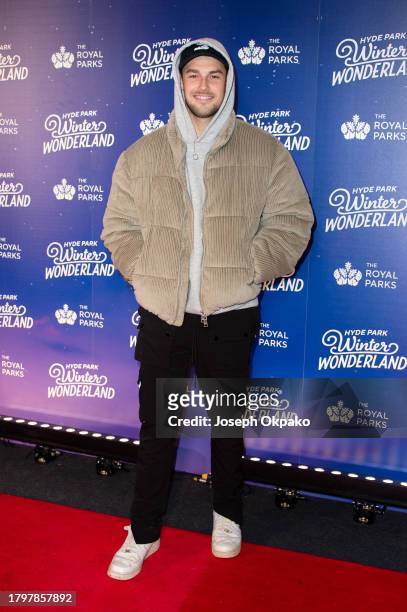 Andrew Le Page attends the Hyde Park Winter Wonderland Charity Preview Night at Hyde Park on November 16, 2023 in London, England.