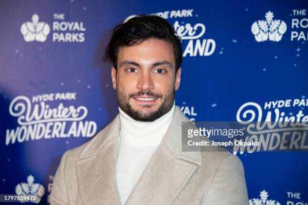 Davide Sanclimenti attends the Hyde Park Winter Wonderland Charity Preview Night at Hyde Park on November 16, 2023 in London, England.
