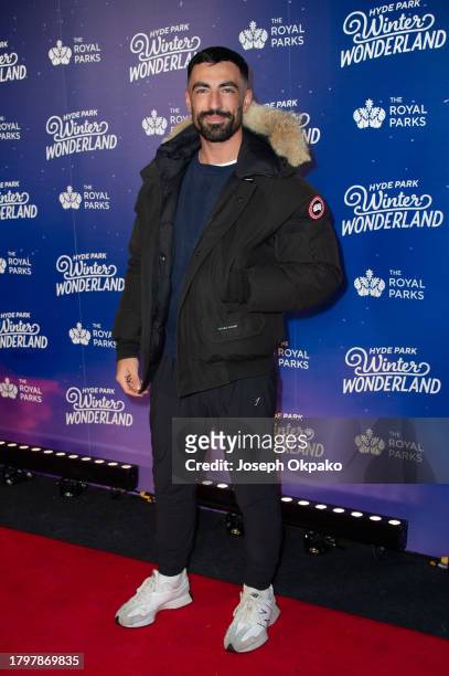 Thomas Kriaras attends the Hyde Park Winter Wonderland Charity Preview Night at Hyde Park on November 16, 2023 in London, England.