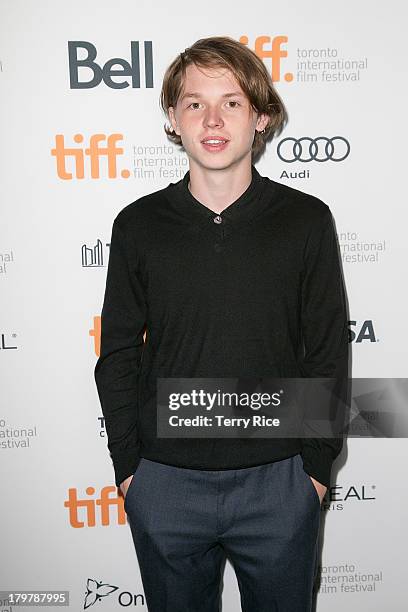 Actor Jack Kilmer arrives at the 'Palo Alto' premiere during the 2013 Toronto International Film Festival at Scotiabank Theatre on September 6, 2013...